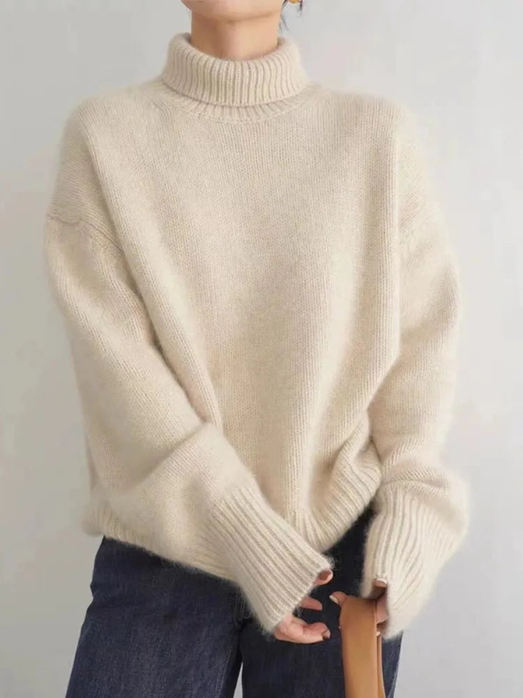 Isabella | High Collar Cashmere