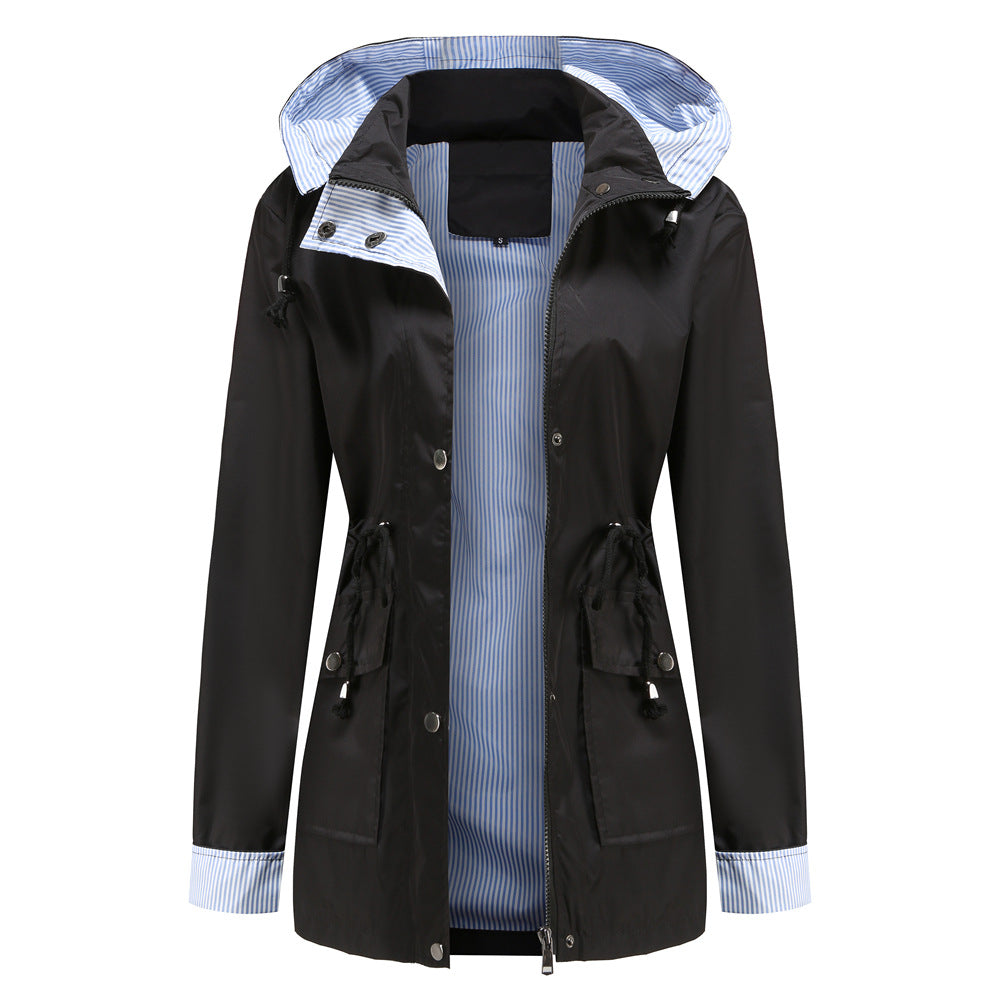Clara | Hooded Waterproof Raincoat