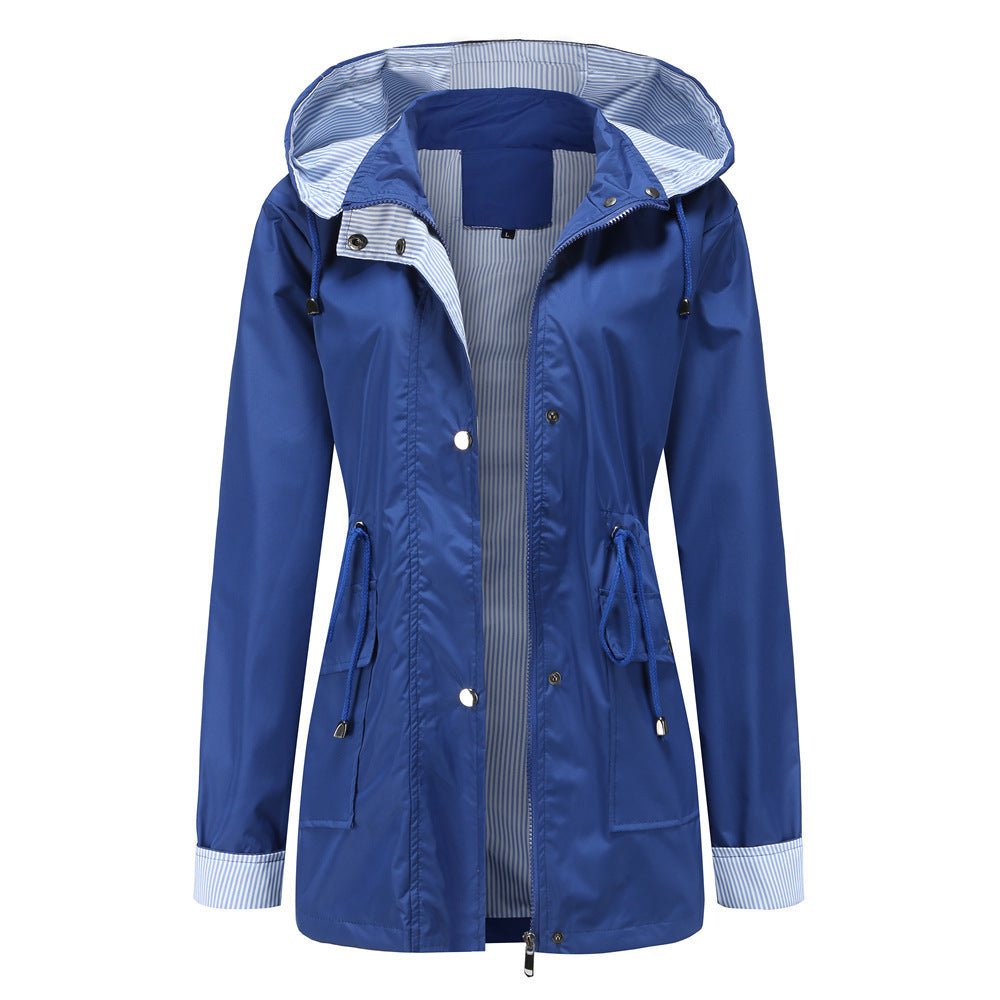 Clara | Hooded Waterproof Raincoat