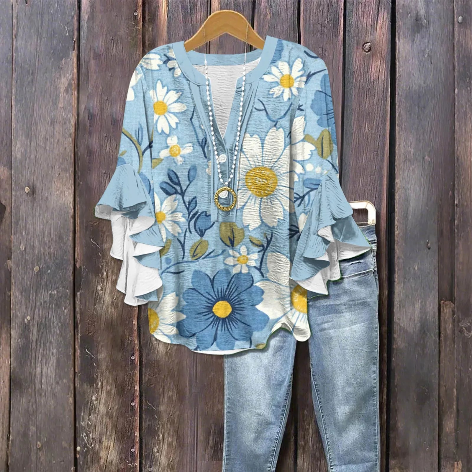 Ella | Floral Easy-Wear Blouse