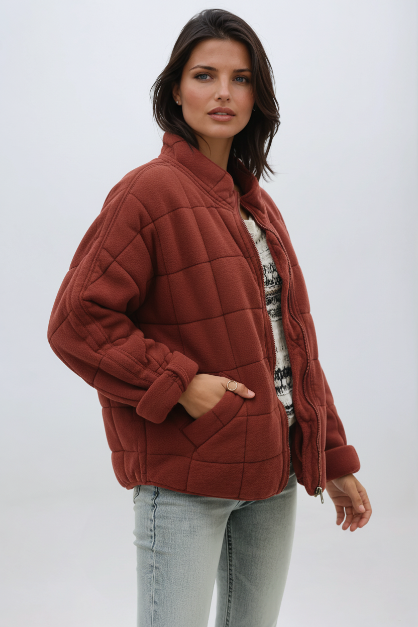Lily | Oversized Quilted Jacket