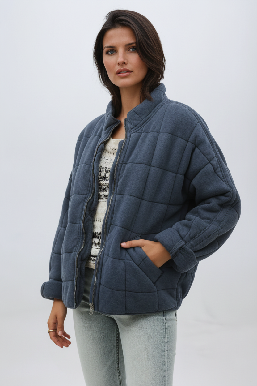 Lily | Oversized Quilted Jacket