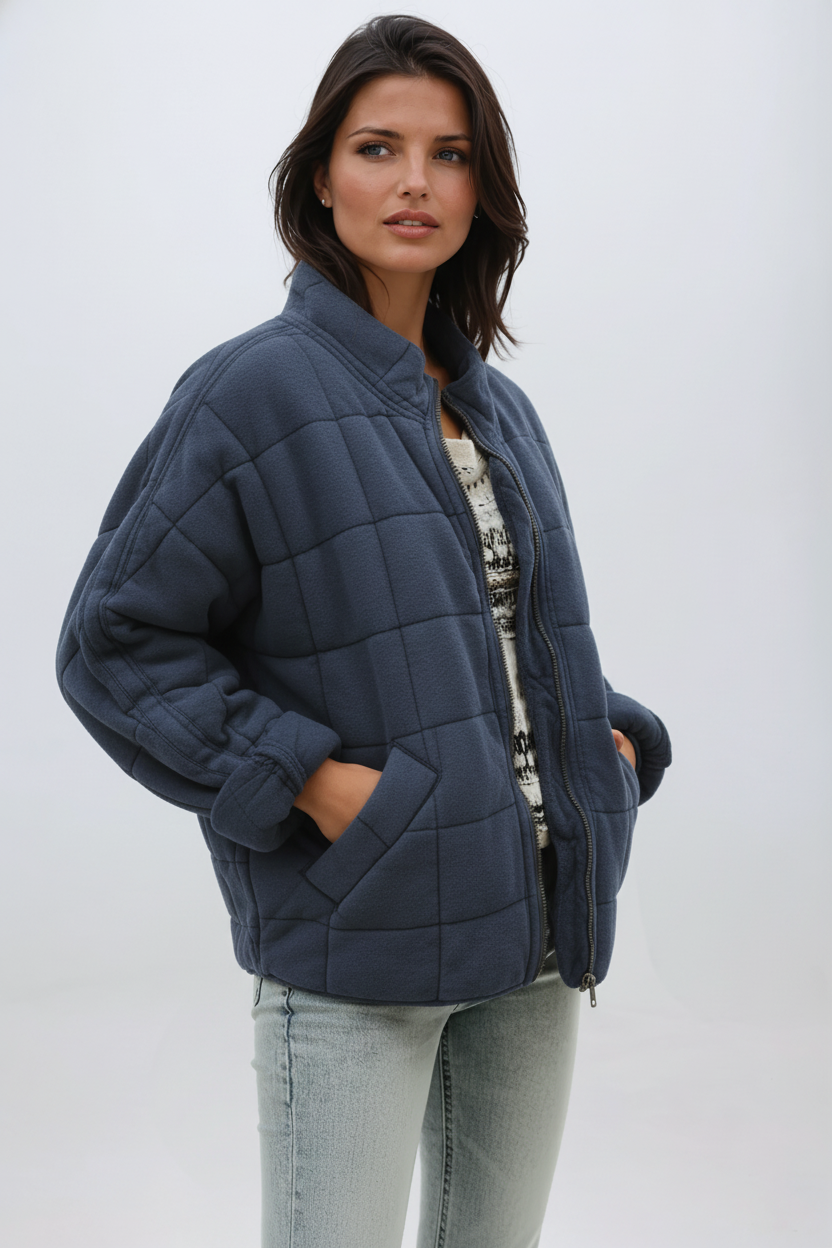 Lily | Oversized Quilted Jacket