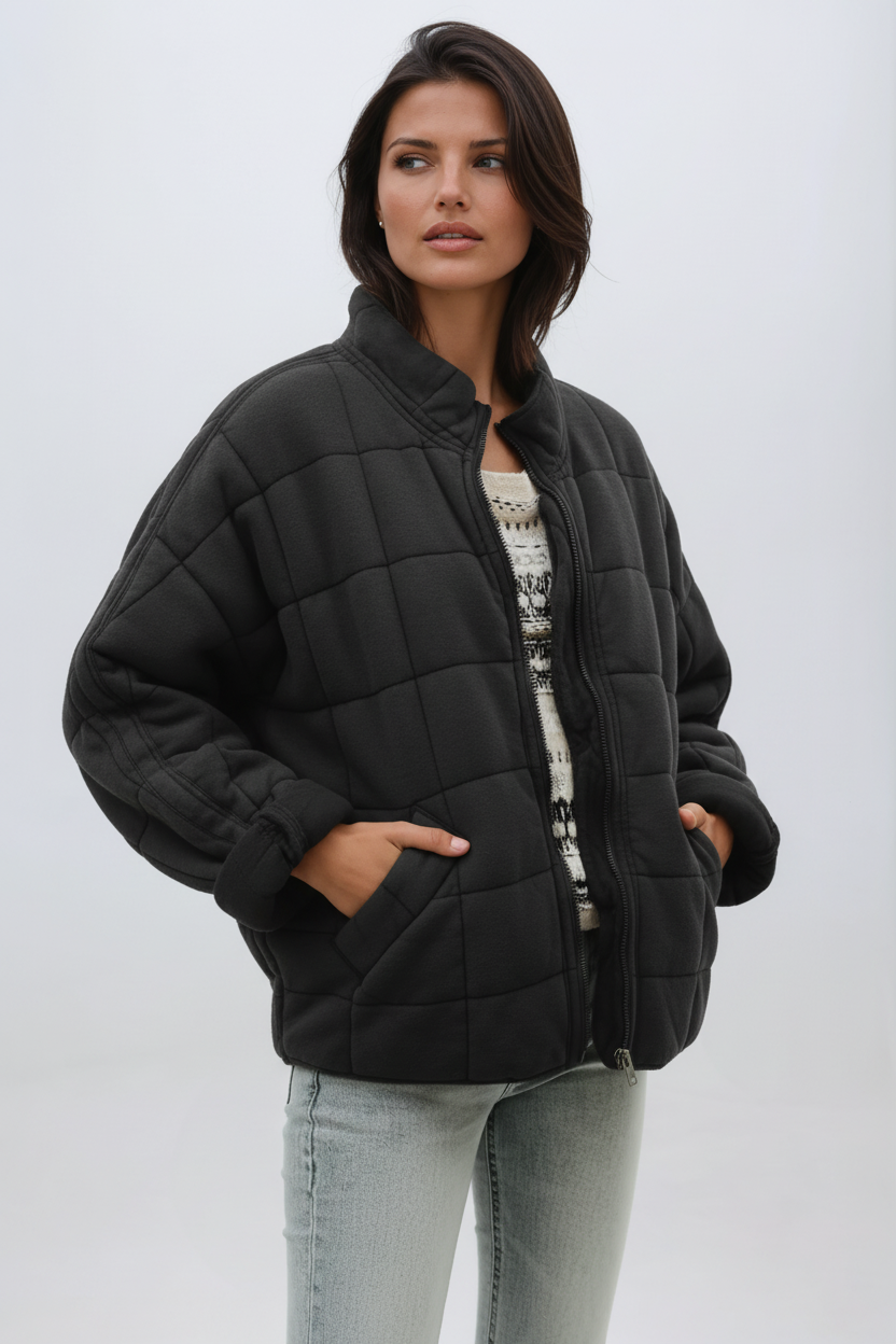 Lily | Oversized Quilted Jacket