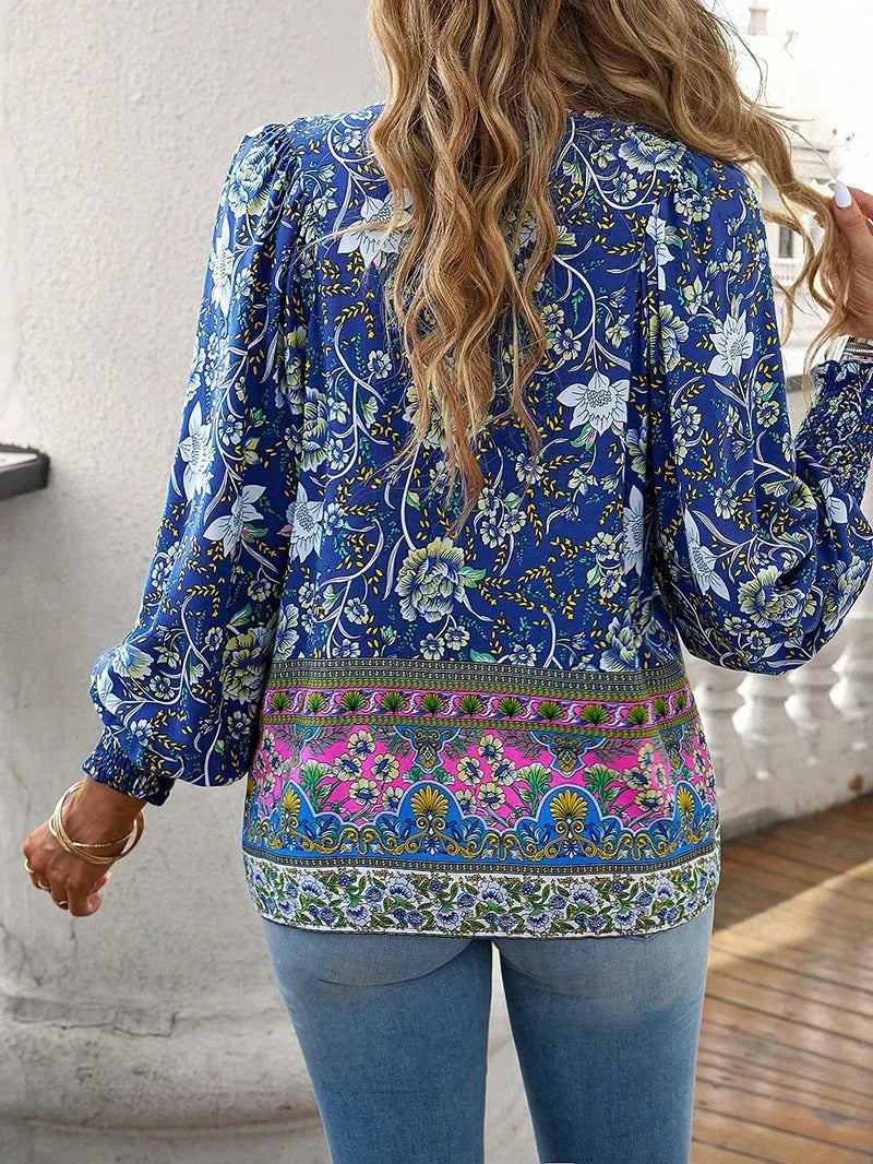 Lux - Light Floral Pattern Top
